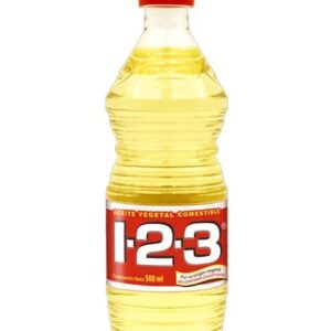 1-2-3 Aceite Vegetal Comestible 500mL