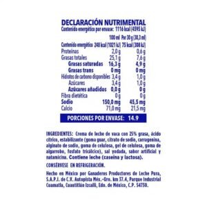 Alpura Crema de Leche de Vaca Acidificada 200mL