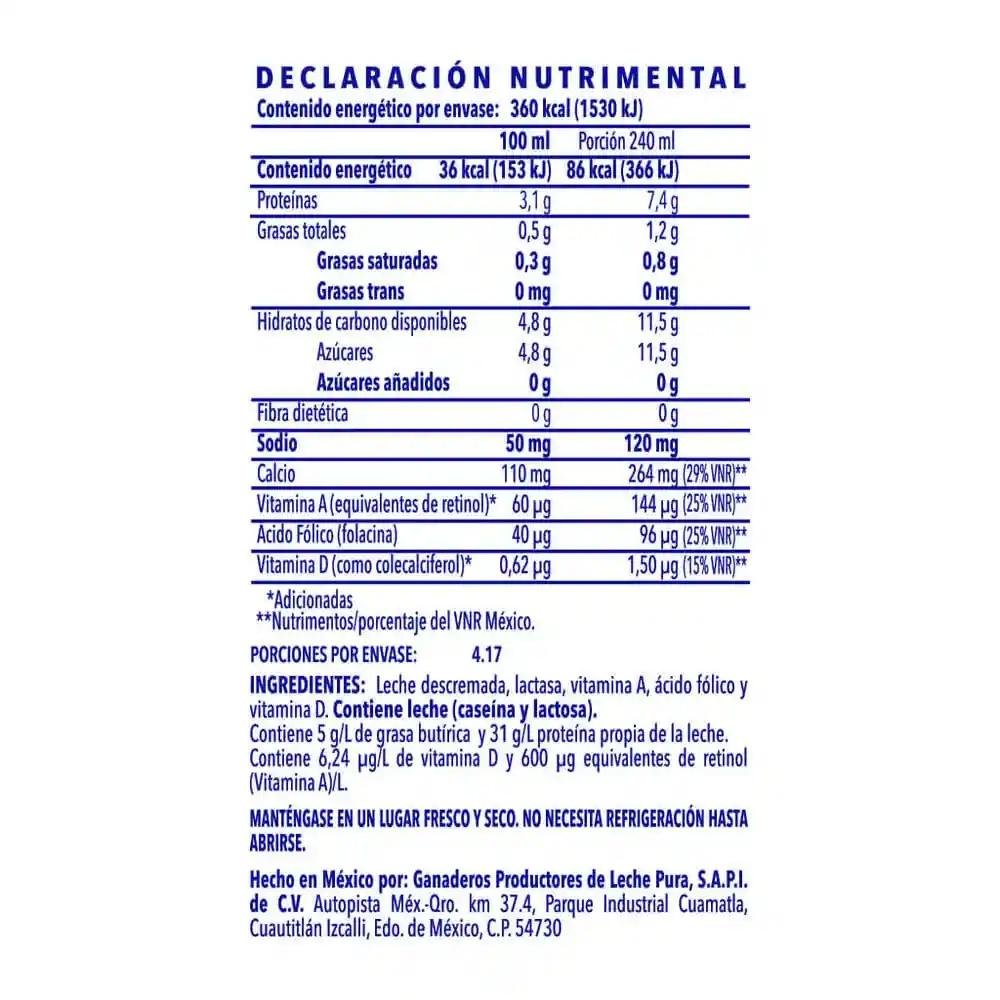 Alpura Selecta Leche Deslactosada 1L