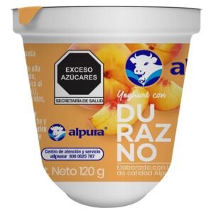 Alpura Yoghurt con Durazno y Fruta Natural 125g