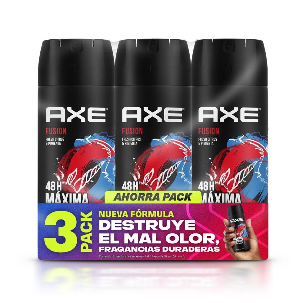 Axe Desodorante Fusion Maxima Frescura en Aerosol 150mL