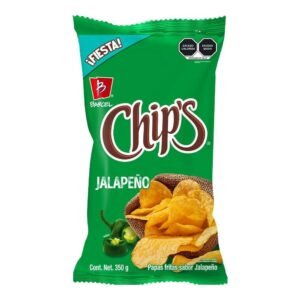 Barcel Chip's Papas Fritas Sabor a Jalapeno 170g