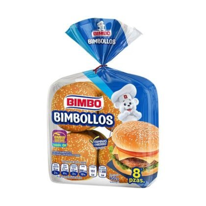Bimbo Bimbollos Pan para Hamburguesa 450g