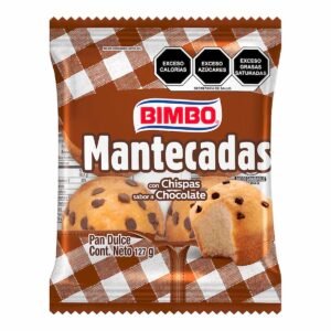 Bimbo Mantecadas con Chispas Sabor a Chocolate 190g