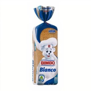 Bimbo Pan Blanco Tajado con Leche 640g