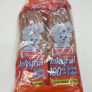 Bimbo Pan Integral de Harina de Trigo 370g