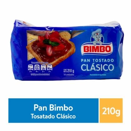 Bimbo Pan Tostado Clasico 210g