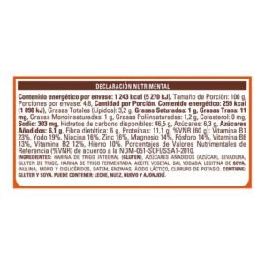 Bimbo Pan de Harina de Trigo Integral en Tajas 480g