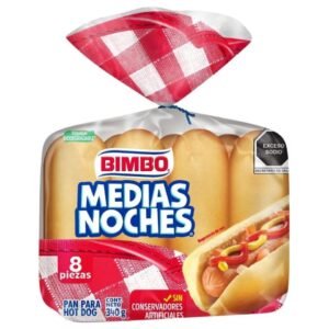 Bimbo Pan para Hot Dog Medias Noches 340g