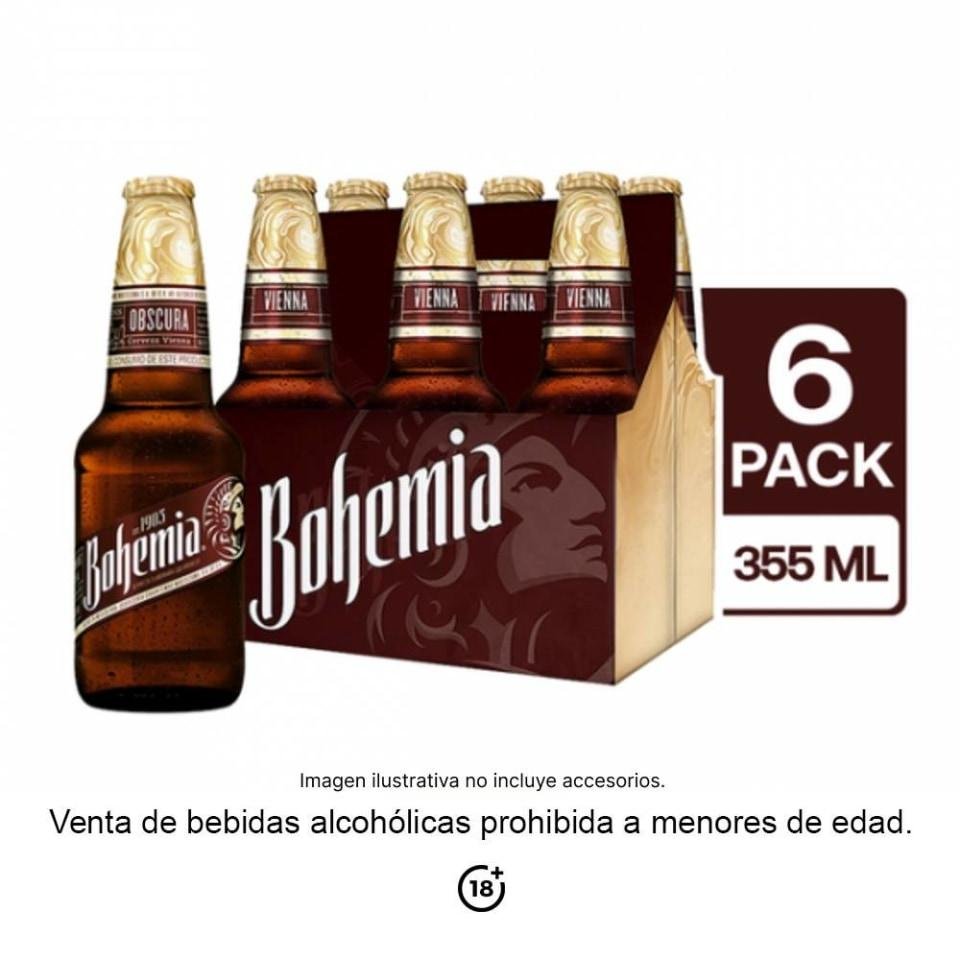Bohemia Cerveza Noche Buena Botella 355 mL 355mL