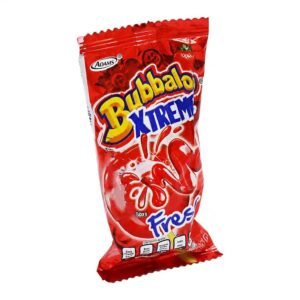 Bubbaloo Chupeta de Caramelo Xtreme Sabor a Fresa 17g