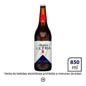 Cerveza Premium Michelob Ultra 1 Botella 850 ML 850mL