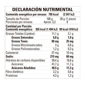 Chocoroles Pastelito Relleno de Pina 80g