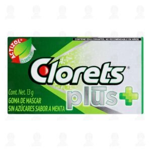 Clorets Goma de Mascar Plus Sabor a Menta 16g