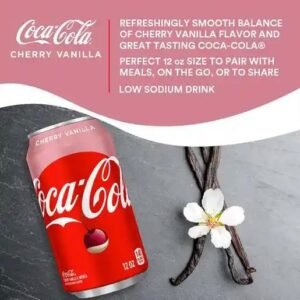Coca-Cola Bebida Gaseosa Sabor a Vainilla en Lata 355mL