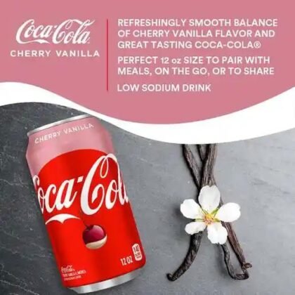 Coca-Cola Bebida Gaseosa Sabor a Vainilla en Lata 355mL