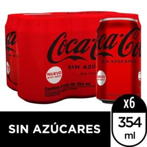Coca-Cola Bebida Gaseosa Sin Azúcar 600mL