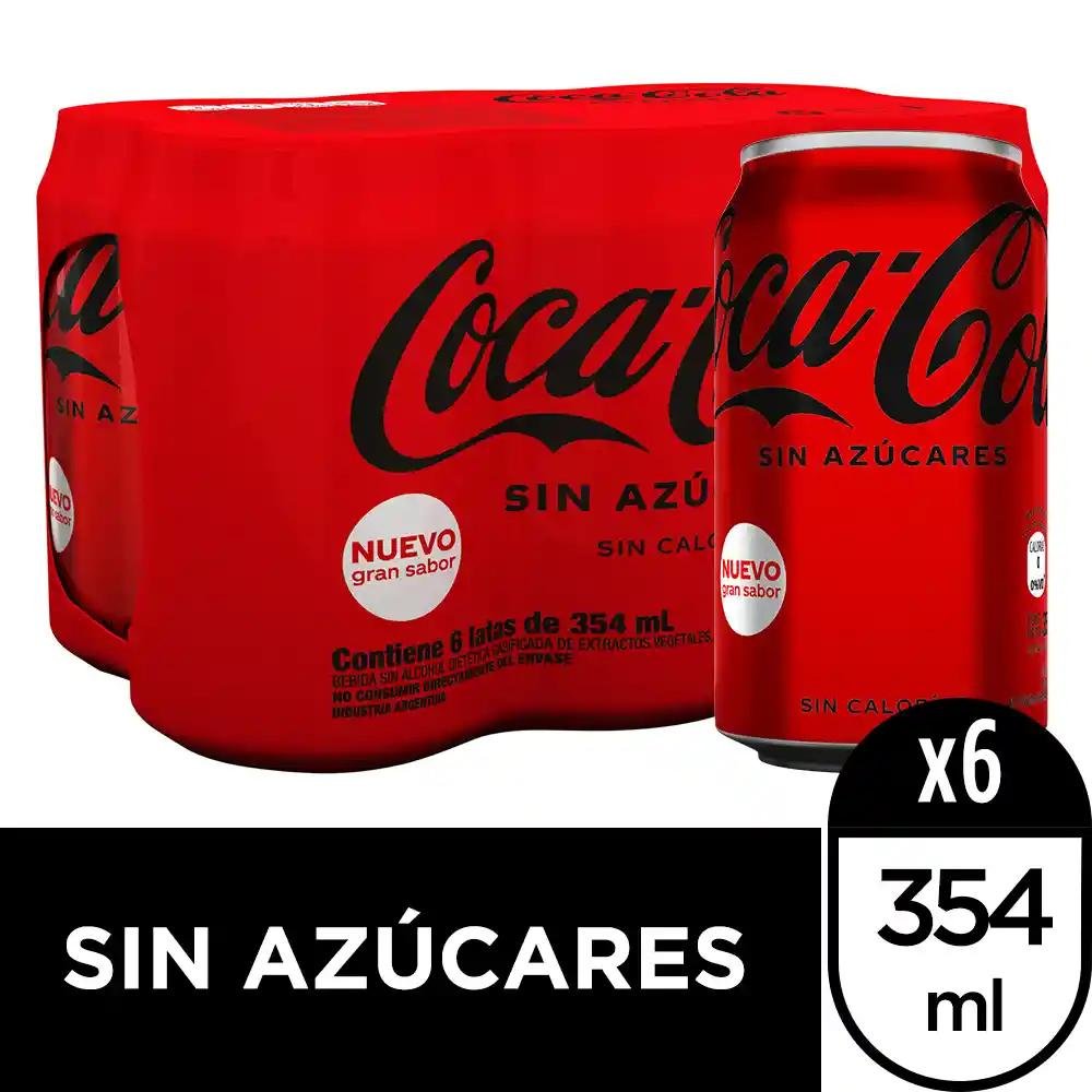 Coca-Cola Bebida Gaseosa Sin Azúcar 600mL