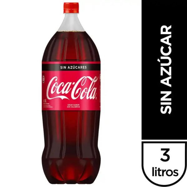 Coca-Cola Sin Azúcar - Bebida 3L