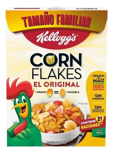 Corn Flakes Kellogg Scereal Con Sabor Original 640g