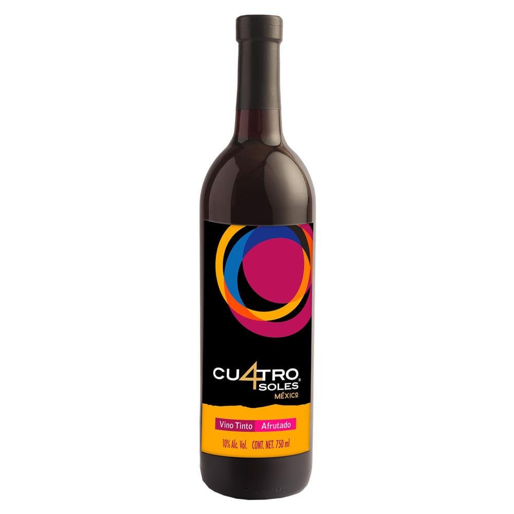 Cu4tro Soles Vino Tinto Cabernet Sauvignon 750mL