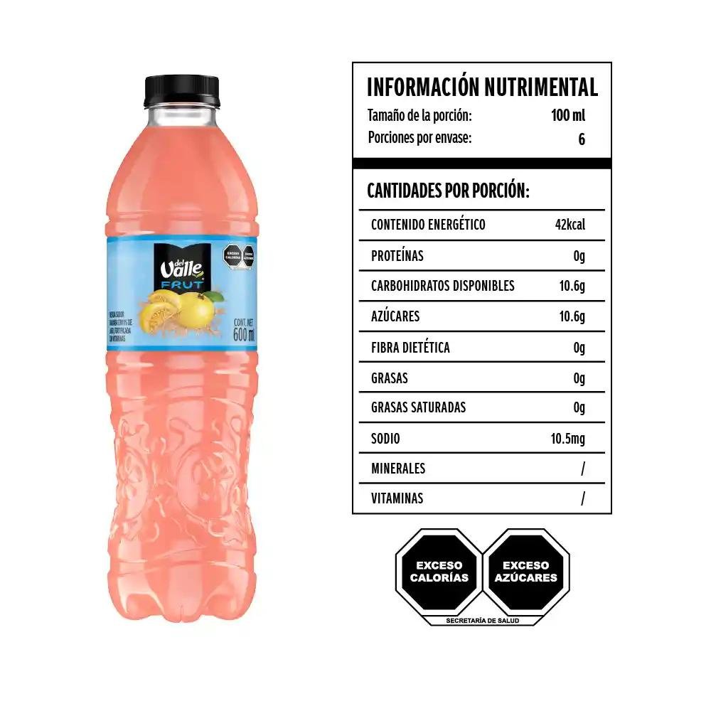 Del Valle Frut Bebida Sabor Guayaba 600mL