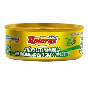 Dolores Atún Aleta Amarilla en Hojuelas en Agua con Aceite 133g