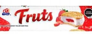Fruts Galleta Tipo Sandwich Sabor Fresa 130g