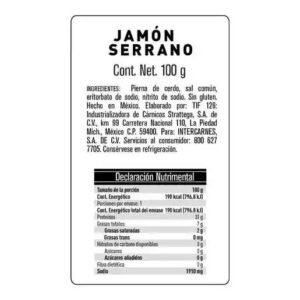 San Rafael Jamon Serrano de Cerdo 1Und