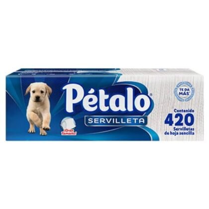 Petalo Servilletas De Hoja Sencilla  100Und