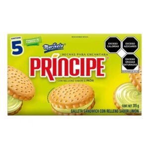 Principe Galleta con Relleno Sabor a Mousse de Limon 105g