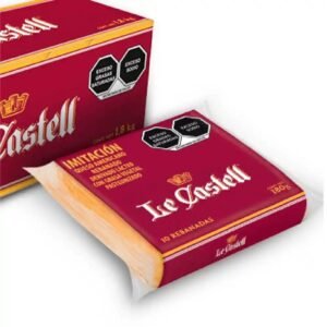 Queso Amarillo Le Castell- Paquete Con 10 Rebanadas 1Und