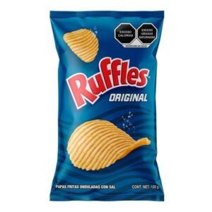 Ruffles Papa Frita Ondulada con Sal Sabor Original 185g