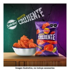 Sabritas Crujiente Papas Fritas Flamin Hot 49g