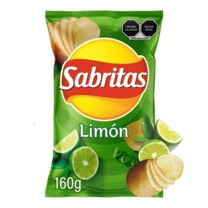 Sabritas Snack Papas Fritas Sabor Limon 42g