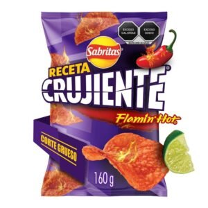 Sabritas Snack de Papa Flamin Hot Chile y Limon Receta Crujiente 170g