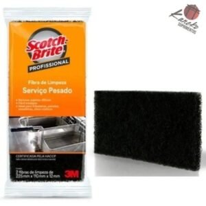 Scotch Brite Fibra Esponja para Limpieza Pesada 1Und