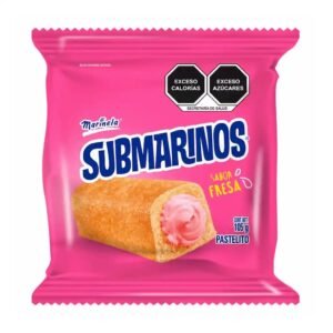 Submarinos Pastelito Relleno Sabor a Fresa 105g