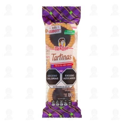 Tía Rosa Galletas Tartinas Rellenas con Mermelada de Zarzamora 100g