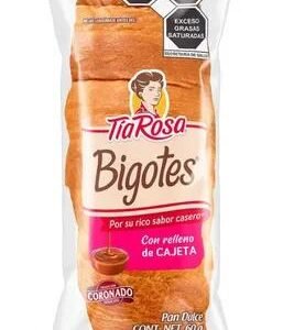 Tía Rosa Pan Relleno De Cajeta Bigotes   60g