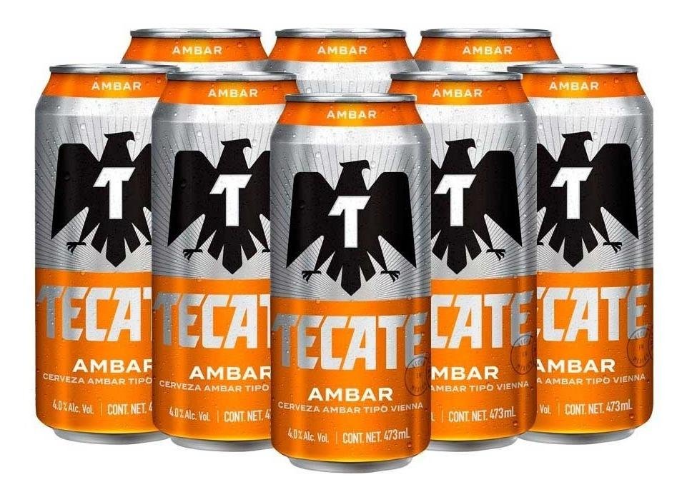 Tecate Cerveza ambar Tipo Vienna Lata 473 mL 473mL