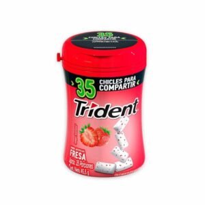 Trident Goma de Mascar sin Azúcar Sabor Fresa 13.5g
