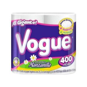 Vogue Papel Higiénico con Aroma a Manzanilla 4Und