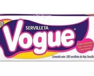 Vogue Servilletas Hoja Sencilla 100Und