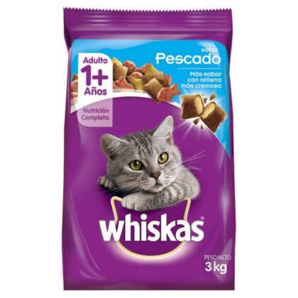 Whiskas Alimento para Gato en Filetes Sabor Pescado Blanco 85g