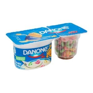 Danone Yoghurt Mix  Sabor Manzana con Cereal Frutiaros 140g