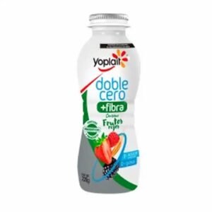 Yoplait Yogurt Doble Cero +Fibra con Ciruelas Pasas 220g