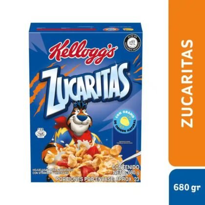 Zucaritas Cereal de Hojuelas de Maíz Azucaradas
 490g
